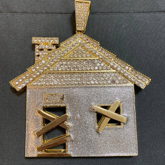 Silver Traphouse Bando Pendant - Picture 4 of 4